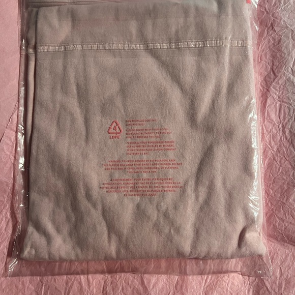 PINK / Victoria’s Secret Valentines Day Campus Cotton Tee Size:Medium BLING**** - Picture 6 of 6